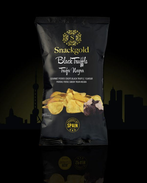 Chips Snackgold saveur truffe noire — visuel officiel
