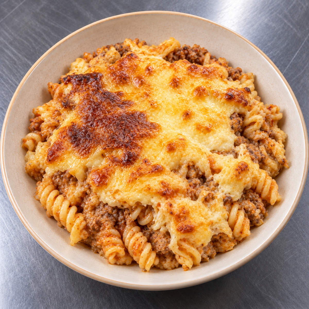 Pâtes gratinées à l’italienne — suggestion de présentation