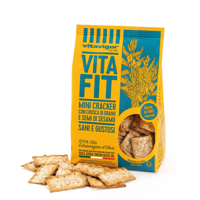 VitaFit Vitavigor — mini crackers au sésame & son de blé — 150 g